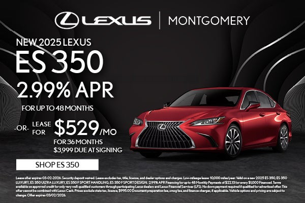 NEW 2025 LEXUS ES 350